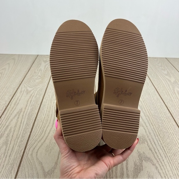 Style & Co Women's Korri Pull-On Buckled Winter Booties 7M Chestnut Suede $80 - Picture 7 of 8